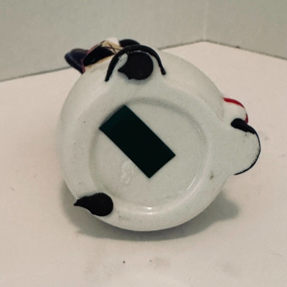 Christmas Snowman Hinged Box w/Tree and Scarf. 4.75" high x 2.5" wide Holiday - Picture 7 of 11